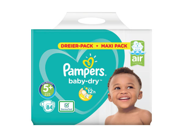Couches Pampers Baby-dry taille 5+