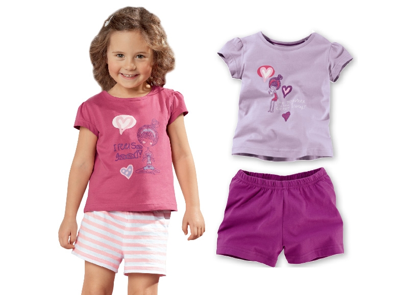 Lupilu Girls' Shortie Pyjamas