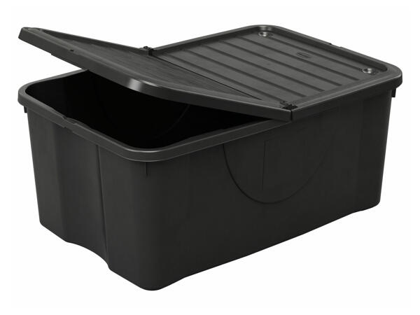 Recycled Box With Hinged Lid
