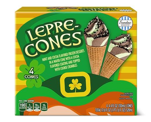Sundae Shoppe 
 Mint Swirl Lepre-Cones