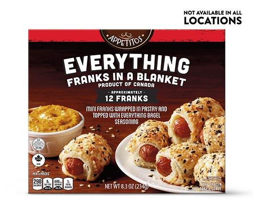 Appetitos Franks in a Blanket with Everything Seasoning