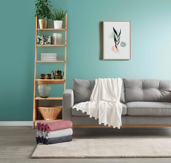 HOME CREATION LIVING(R) 				Pompon-Decke