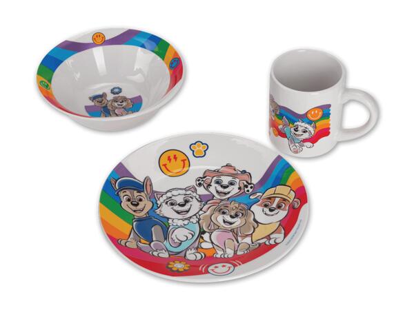 Porzellan Frühstücksset, 3-teilig