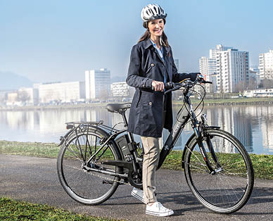Vélo électrique en aluminium 28" avec moteur central