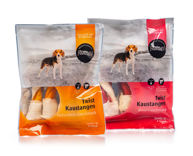 ROMEO Hunde-Kaustangen Twist